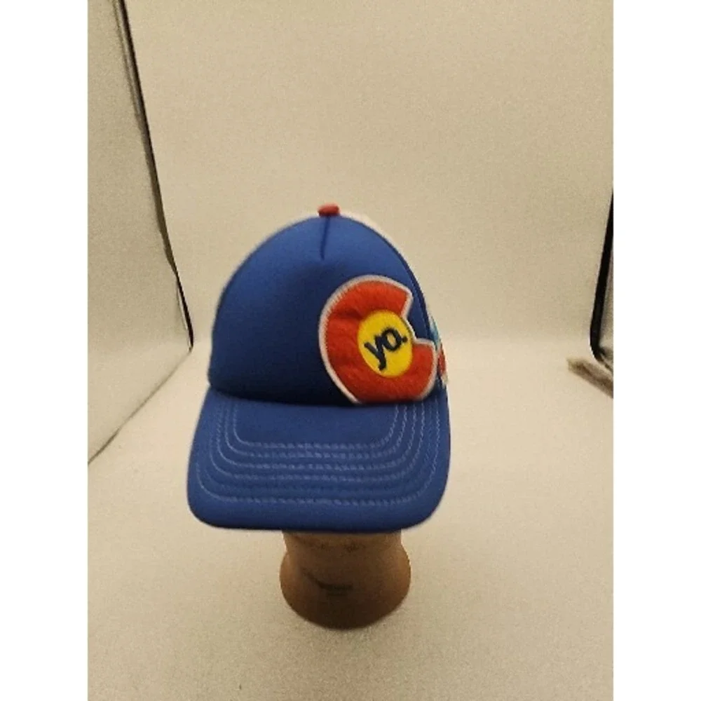 Yo Colorado Youth Trucker SnapBack Mesh Cap Hat Colorful Adjustable One Size OSF